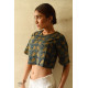 buy ajrakh hand block printed Crop Top