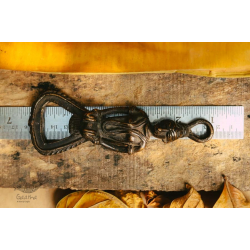 Antique Finish Brass . Bottle Opener - 5.5" x 1.9" x 0.8" ❋ A