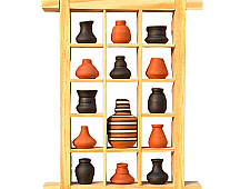 Terracotta Tales | Terracotta Pottery Art - Miniature Wall Art Frame - E