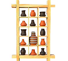 Terracotta Tales | Terracotta Pottery Art - Miniature Wall Art Frame - E