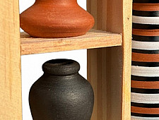 Terracotta Tales | Terracotta Pottery Art - Miniature Wall Art Frame - E