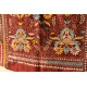  Kantha Silk Stole - Embroidered Maroon