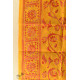  Kantha Silk Stole - Embroidered Yellow