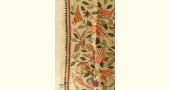 Kantha Tussar Silk Hand Embroidered Dupatta - Sparrows