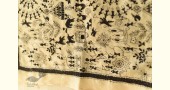 Warli Embroidery - Kantha Tussar Silk Stole
