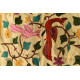 Kantha Tussar Silk Stole - Myna Bird Embroidered