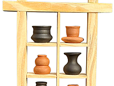 Terracotta Tales | Terracotta Pottery Art - Miniature Wall Hanging Frame
