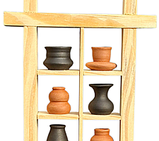 Terracotta Tales | Terracotta Pottery Art - Miniature Wall Hanging Frame