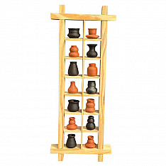 Terracotta Tales | Terracotta Pottery Art - Miniature Wall Hanging Frame