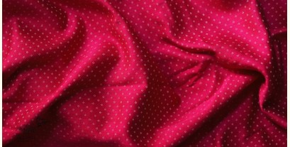 Mashru ❆ Silk+cotton (Rani Pink Colour) ❆ Fabric ❆ 11 ( Per meter )