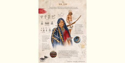 Printed Poster |Bhil Tribe (33x43cm)