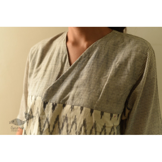 shop Ikat Handloom Checks Shrug