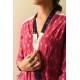 shop Ikat Handloom Long Shrug - Red