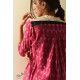 shop Ikat Handloom Long Shrug - Red