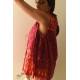 shop Ikat Handloom Cotton Shrug - Red & Orange