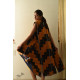 shop Ikat Handloom Long Cotton Reversible Shrug - Riverside Solid Black