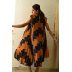 shop Ikat Handloom Long Cotton Reversible Shrug - Riverside Solid Black