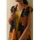 shop Ikat Handloom Long Cotton Reversible Shrug - Riverside Solid Black