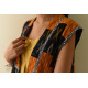 shop Ikat Handloom Long Cotton Reversible Shrug - Riverside Solid Black