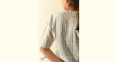 shop Off White Stripes ~ Handloom Cotton Short Top