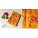  Kantha Silk Stole - Embroidered Yellow