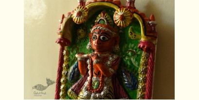 Molela | Mitti Ki Murti - Handmade Terracotta Plaques - Krishna