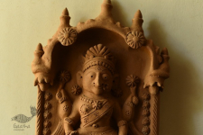 Molela | Mitti Ki Murti - Handmade Terracotta Wall Hanging Plaques - Laxmi