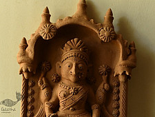 Molela | Mitti Ki Murti - Handmade Terracotta Wall Hanging Plaques - Laxmi