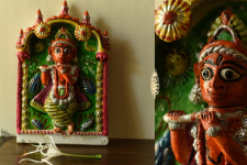 Molela | Mitti Ki Murti - Handmade Terracotta Plaques - Krishna