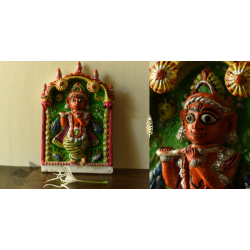 Molela | Mitti Ki Murti - Handmade Terracotta Plaques - Krishna