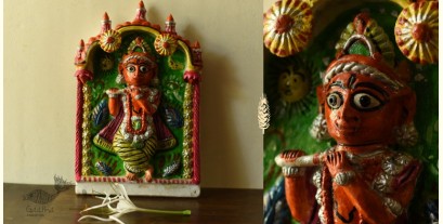 Molela | Mitti Ki Murti - Handmade Terracotta Plaques - Krishna