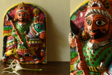 Molela | Mitti Ki Murti - Handmade Terracotta Plaques - Shivaji