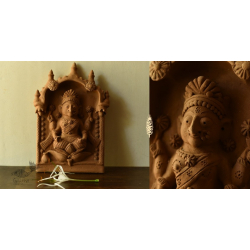 Molela | Mitti Ki Murti - Handmade Terracotta Wall Hanging Plaques - Laxmi