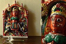 Molela ❉ Terracotta Plaques ❉ Tribal Goddess - 2