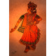 shop leather puppet - handmade radha