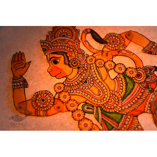 shop leather puppet - handmade hanuman