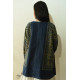 shop Ajrakh Block Printed & Denim Jacket - Reversible