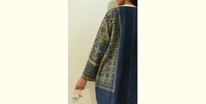 Kimono | Reversible Ajrakh Block Printed & Denim Jacket 2
