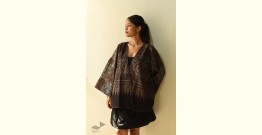 Kimono | Pure Cotton Ajrakh Printed Jacket - Denim Kimono Reversible 