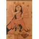 goddess durga canvas paintin kalighat