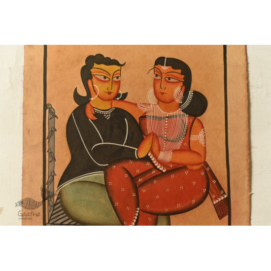 shop kalighat canvas painting - Lets Talk