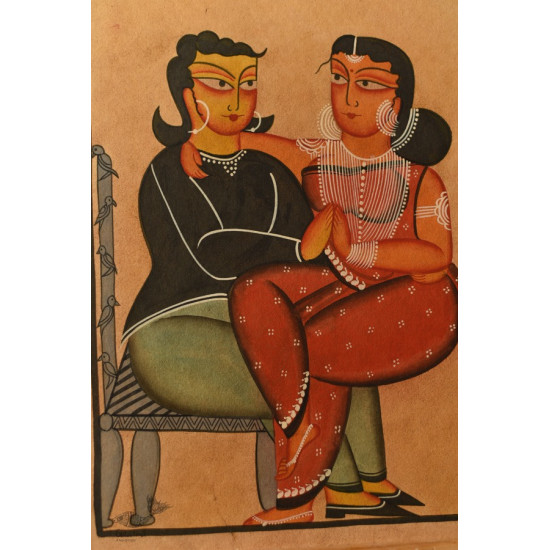 shop kalighat canvas painting - Lets Talk