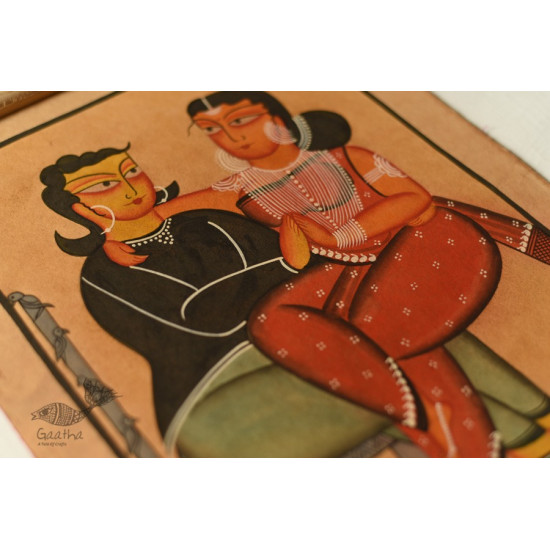 shop kalighat canvas painting - Lets Talk