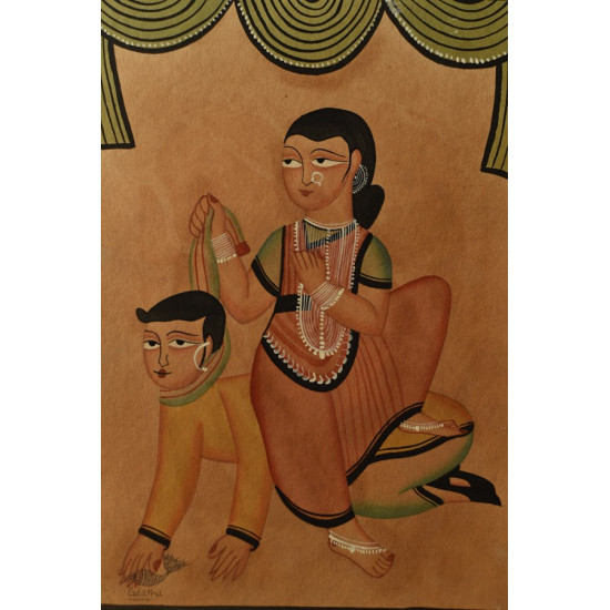 shop handcrafted kalighat canvas paining 