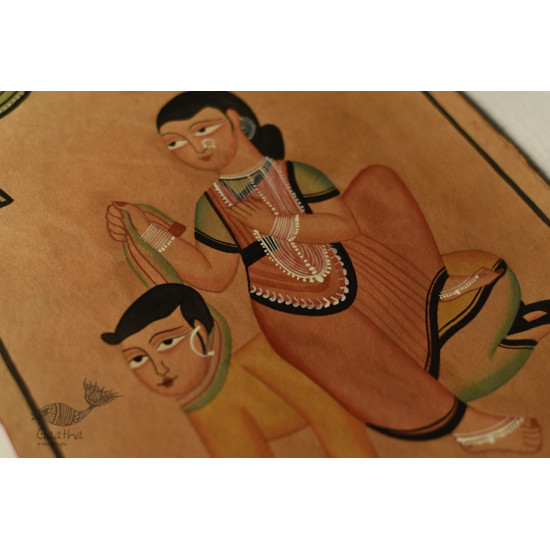 shop handcrafted kalighat canvas paining 