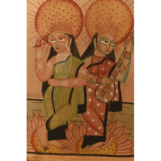 canvas kalighat original paining 