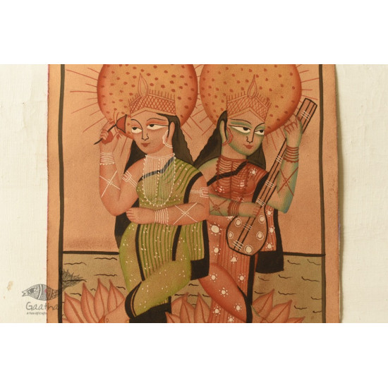 canvas kalighat original paining 