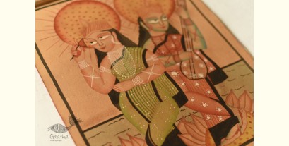Kalighat Painting | Two Goddess