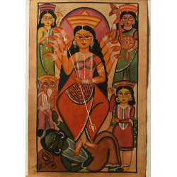 Kalighat Painting | Gauri