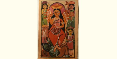 Kalighat Painting | Gauri